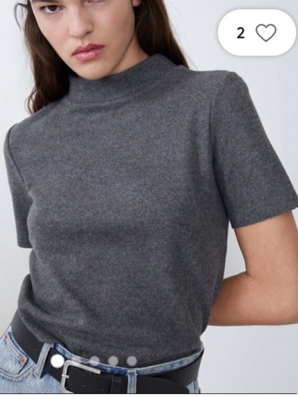 Zara Grey Knit Sweater